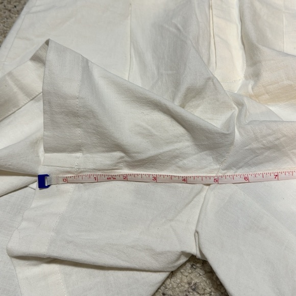 Belle Paque white Bermuda shorts old money style size M - Picture 3 of 5